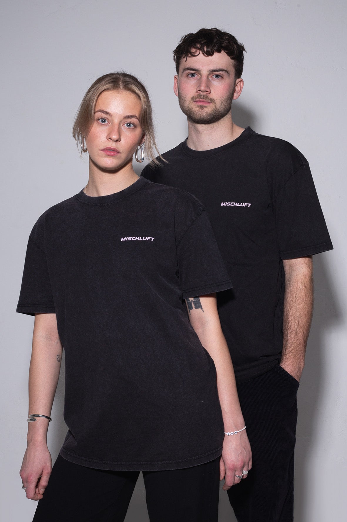 Black T Label Print Heavy