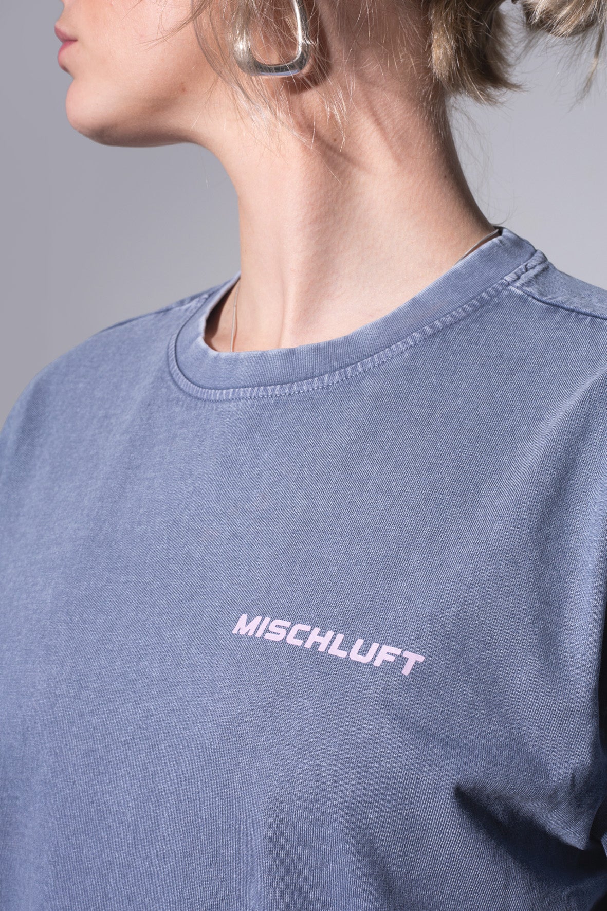 Blue T Label Print Heavy